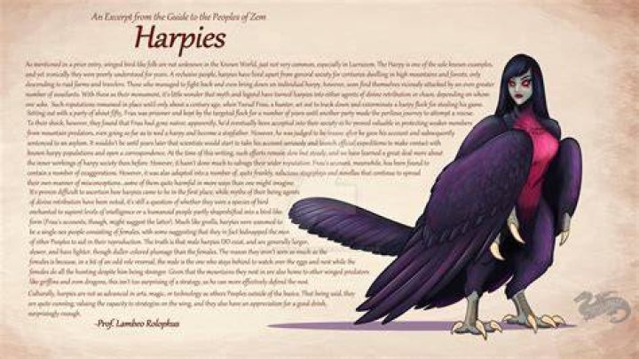 Are harpies evil?
