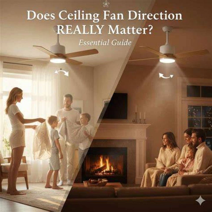 Does ceiling fan direction really matter?