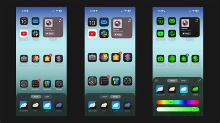 How can I change my iPhone theme color?
