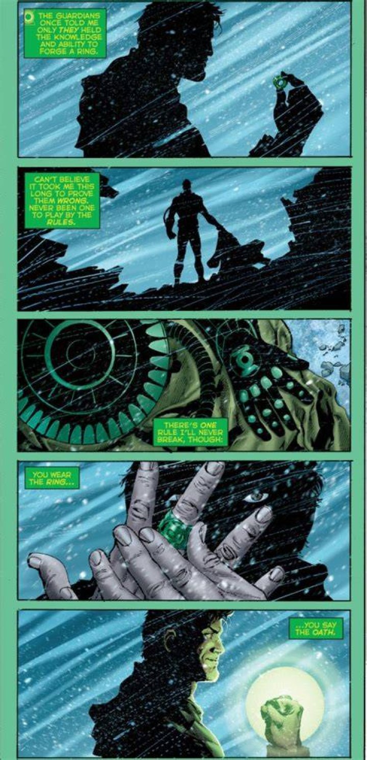 How did Hal Jordan get his ring?