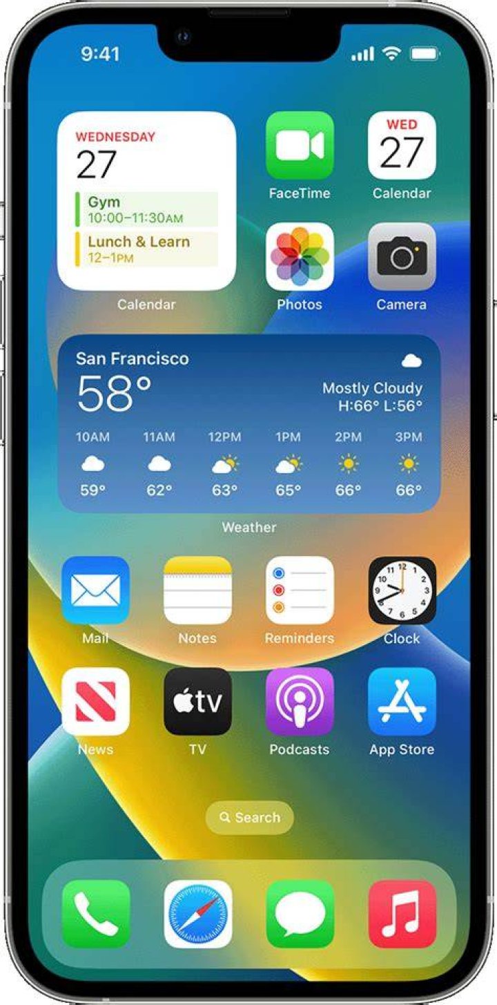 How do I decorate my iPhone widgets?