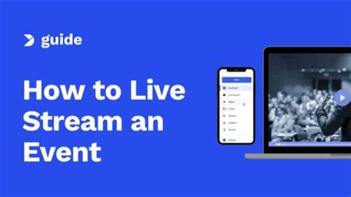 How do I live stream an event?