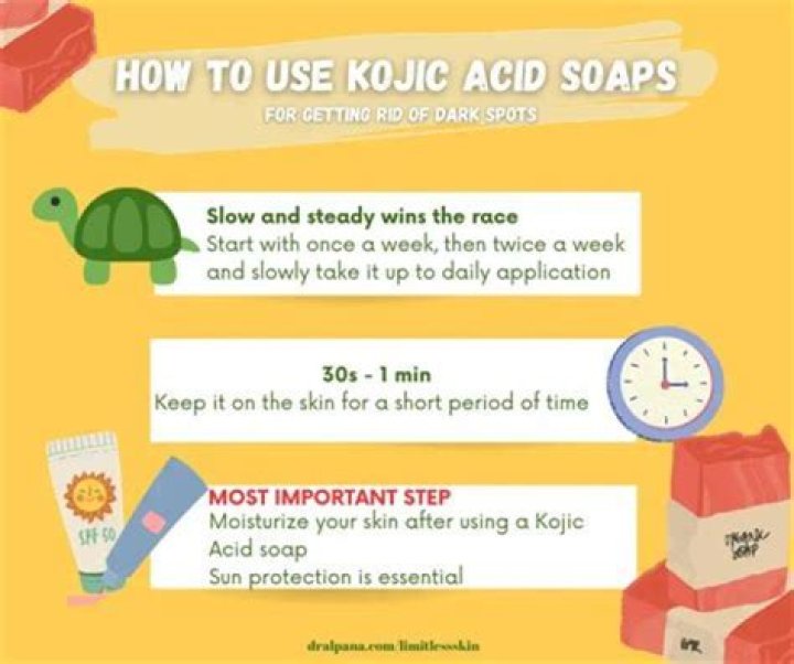 How long should I use Kojic soap?