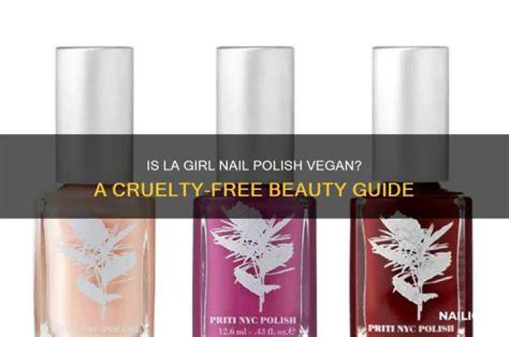 Is LA girl vegan?
