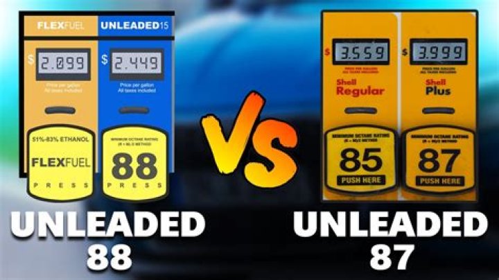 What happens if you mix 88 and 87 gas?